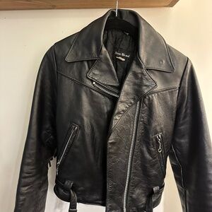 Vintage Fringe Biker Jacket